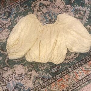 Yellow Zara top for sale